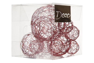 Image of Drahtball-mix-set rot 10tlg Ass. bei JUMBO