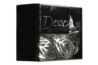 Image of Metal Blatt 45mm silber bei JUMBO