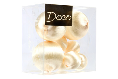 Image of Seidenbälle creme Set 8tlg bei JUMBO