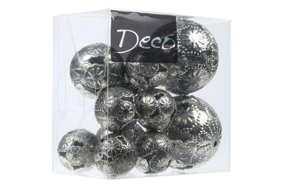 Image of Metallkugeln Set 11-tlg. Anth. 600ml bei JUMBO