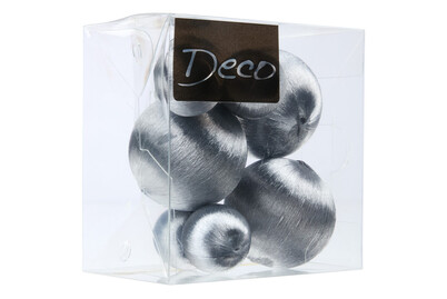 Image of Seidenbälle silber Set 8tlg bei JUMBO