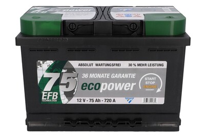 Image of Autobatterie ECO Power EFB 75 bei JUMBO