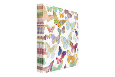 Image of Servietten Golden Butterflies 33x33cm bei JUMBO
