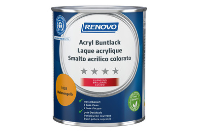 Image of Buntlack Acryl melonengelb 750ml
