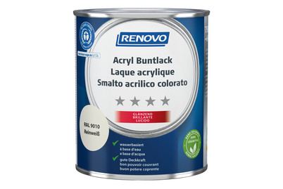 Image of Buntlack Acryl reinweiss 750ml