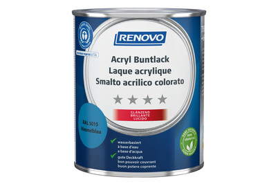Image of Buntlack Acryl himmelblau 750ml