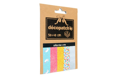 Image of Decopatch-Papier 30x40cm 5 versch. Dess. Nr. 19 bei JUMBO