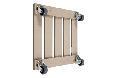 Image of Rolluntersetzer WPC Taupe bei JUMBO