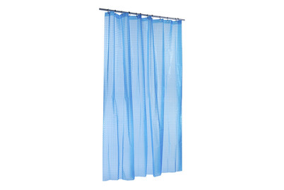 Image of Duschvorhang Polyester EVA 3D Blau bei JUMBO