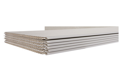 Image of Wandpaneele PVC Beton Grau Touch bei JUMBO