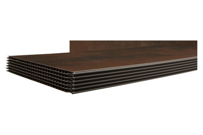 Image of PVC-Wandpaneele Element Rostbraun bei JUMBO