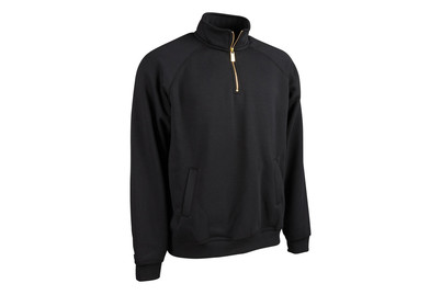 Image of Zip Sweatshirt black
