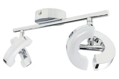 Image of näve LED Spotlampe Silvermoon 2 x 6W bei JUMBO