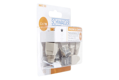 Image of Schwaiger Netzwerkstecker-Set Rj45 bei JUMBO