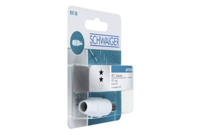 Image of Schwaiger Antennenstecker IEC Quikfix bei JUMBO