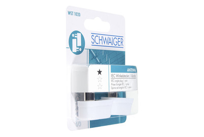 Image of Schwaiger Winkelstecker-SET IEC bei JUMBO