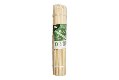 Image of 250 Schaschlikspiesse Bambus Pure bei JUMBO
