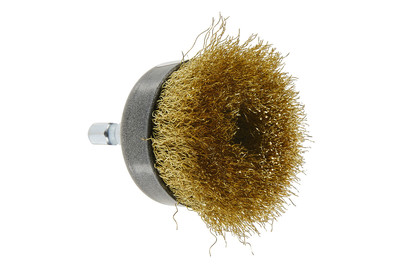 Image of Wolfcraft Messingdraht-Topfbürste bei JUMBO