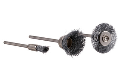 Image of Wolfcraft Stahldraht-Bürsten-Set bei JUMBO