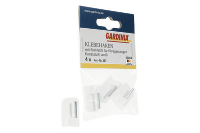 Image of Gardinia Klebehaken für Vitragestangen bei JUMBO