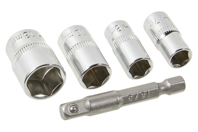 Image of Wolfcraft Steckschlüssel-Set SW 7,8,10,13 bei JUMBO