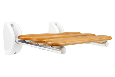 Image of Ridder Duschklappsitz Pro mit Bambussitzfläche bei JUMBO