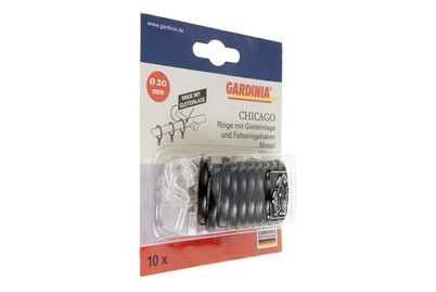 Image of Gardinia Gardinenringe mit Gleiteinlage Chicago bei JUMBO