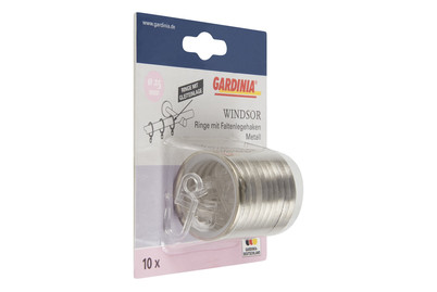 Image of Gardinia Gardinenringe Windsor mit Gleiteinlage für Ø 25 mm bei JUMBO
