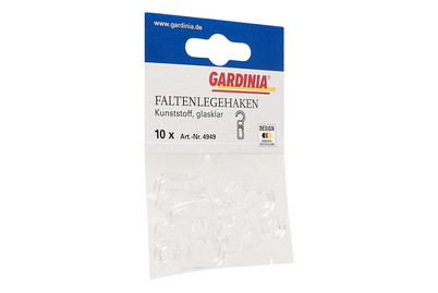 Image of Gardinia Faltenlegehaken Memphis 10 Stk. bei JUMBO