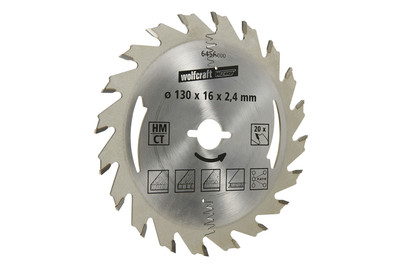 Image of Wolfcraft Kreissägeblatt HM, 20 Zähne bei JUMBO