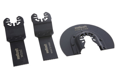 Image of Wolfcraft Vibrationssägen-Set Metall/Holz bei JUMBO