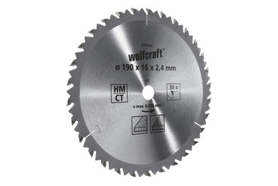 Image of Wolfcraft Kreissägeblatt HM 30 Zähne bei JUMBO