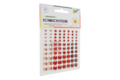 Image of Folia Schmucksteine selbstklebend Sparkling RED