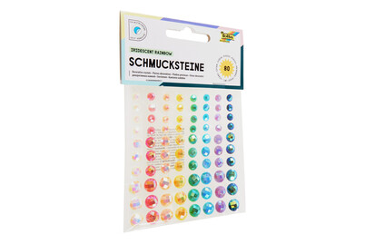 Image of Folia Schmucksteine selbstklebend Iridescent Rainbow bei JUMBO