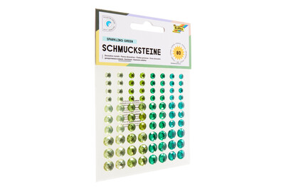 Image of Folia Schmucksteine selbstklebend Sparklin Green