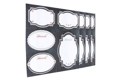 Image of Leifheit Deko Etiketten Schwarz/ Weiss bei JUMBO