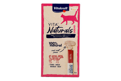 Image of Vitakraft Vita Naturals LiquidSnack Rind 5 Stück bei JUMBO