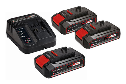 Image of Einhell PXC StarterKit 18V 2,5Ah + 3x2.5 Ah Akku bei JUMBO