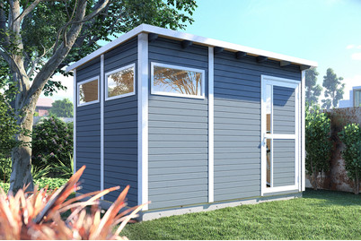 Image of Pentus 3 Design-Gartenhaus hellgrau bei JUMBO