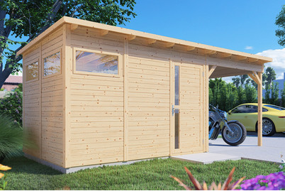 Image of Pentus 3 Lounge Design-Gartenhaus unbehandelt bei JUMBO