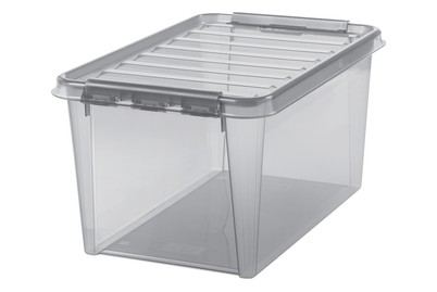 Image of SmartStore™ Color 45 - Trendige Aufbewahrungsbox mit Deckel für Ihr Zuhause - Grau