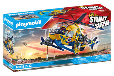Image of Playmobil 70833 Air Stuntshow Filmcrew-Helikopter