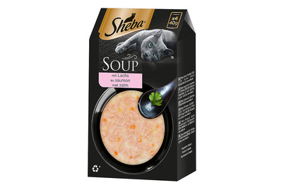 Image of Sheba Soup Lachs Beutel 4x40g bei JUMBO