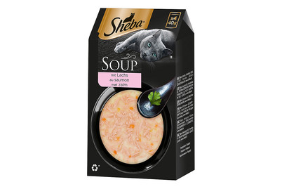 Image of Sheba Soup Lachs Beutel 4x40g