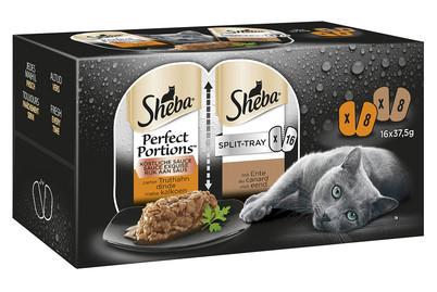 Image of Sheba Katzenfutter Truthahn & Ente 8x2x37.5g bei JUMBO