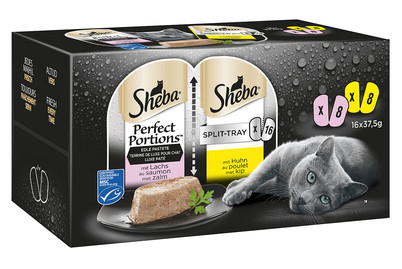 Image of Sheba Katzenfutter Huhn & Lachs 8x2x37.5g bei JUMBO