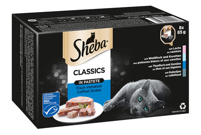 Image of Sheba Classics in Pastete Fisch 8x85g