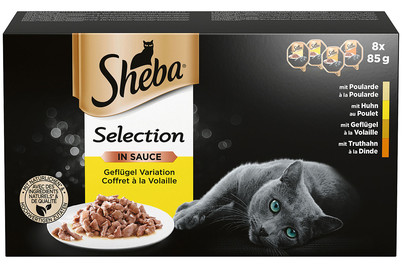 Image of Sheba Selection in Sauce Geflügel Variation 8x85g bei JUMBO