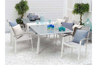 Image of Beliani Gartenstuhl grau 2er Set Pereta bei JUMBO