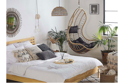 Image of Beliani Hängesessel Rattan natürlich Pineto bei JUMBO